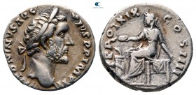 Antoninus Pius AD 138-161. Rome. Denarius AR