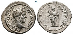 Geta AD 198-211. Rome. Denarius AR