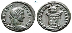 Crispus, as Caesar AD 316-326. Lugdunum (Lyon). Follis Æ