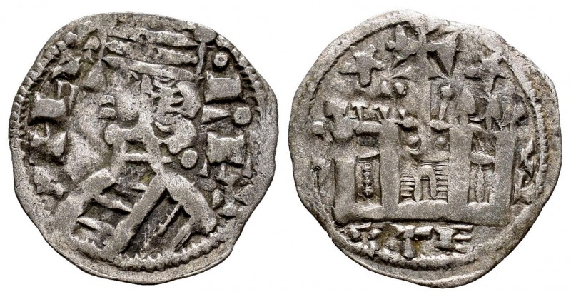Reino de Castilla y León. Alfonso VIII (1158-1214). Dinero. ¿Toledo?. (Bautista-...