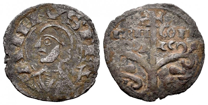 Corona de Aragón. Alfonso el Batallador (1104-1134). Dinero. Aragón. (Cru-217). ...