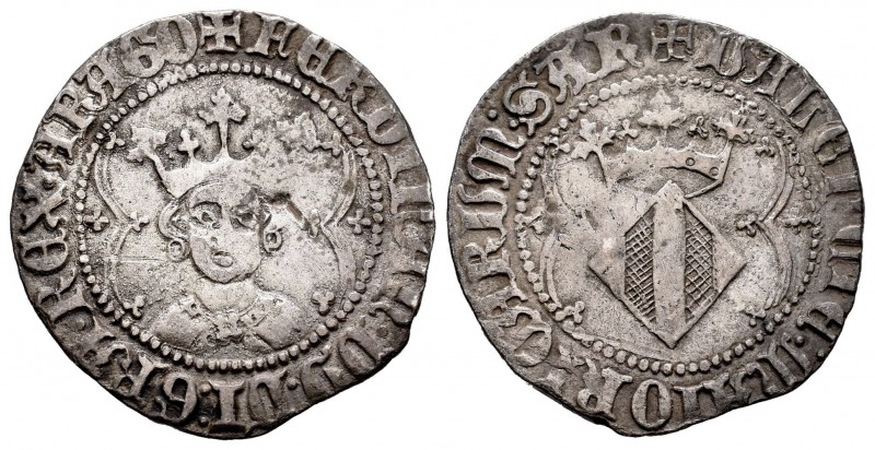 Corona de Aragón. Fernando I. 1 real. (1412-1416). Valencia. (Cru-773.3). (Cr C....