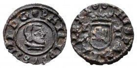 Felipe IV (1621-1665). 2 maravedís. 1664. Cuenca. (Cal 2019-131). (Jarabo-Sanahuja-M 223). Ae. 0,41 g. Fecha visible parcialmente. Muy escasa. MBC+. E...