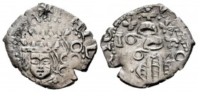 Felipe IV (1621-1665). Dieciocheno. 1640. Valencia. (Cal 2008-1104). Ag. 1,82 g. Doble acuñación. Escasa. MBC+. Est...35,00. /// ENGLISH: Philip IV (1...