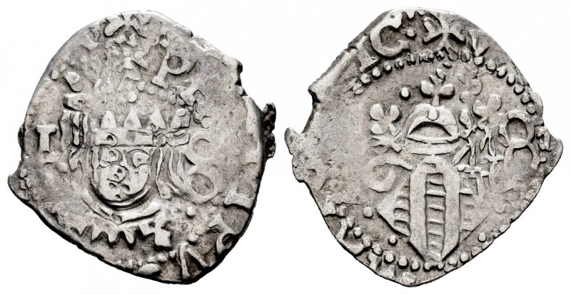 Felipe IV (1621-1665). Dieciocheno. 1648. Valencia. (Cal 2008-1114). Ag. 2,06 g....