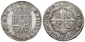 Felipe V (1700-1746). 2 reales. 1729. Sevilla. (Cal-985). Ag. 5,88 g. Sin indicación de valor ni ensayador. Escasa. EBC-. Est...175,00. /// ENGLISH: P...