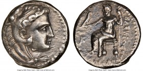 MACEDONIAN KINGDOM. Alexander III the Great (336-323 BC). AR tetradrachm (23mm, 12h). NGC Choice VF, brushed. Late lifetime to early posthumous issue ...