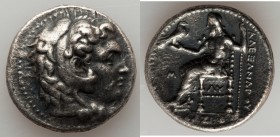 MACEDONIAN KINGDOM. Alexander III the Great (336-323 BC). AR tetradrachm (27mm, 16.77 gm, 7h). Choice VF. Early posthumous issue of 'Babylon', ca. 323...