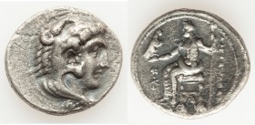 MACEDONIAN KINGDOM. Alexander III the Great (336-323 BC). AR tetradrachm (27mm, 16.45 gm, 6h). Choice Fine. Lifetime issue of Myriandrus or Issus, ca....