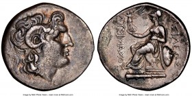 THRACIAN KINGDOM. Lysimachus (305-281 BC). AR tetradrachm (30mm, 16.73 gm, 12h). NGC XF 5/5 - 3/5. Heraclea tuad Ponm, ca. 288/7-282/1 BC. Diademed he...