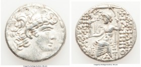 SELEUCID KINGDOM. Philip I Philadelphus (ca. 95/4-76/5 BC). Aulus Gabinius, as Proconsul (57-55 BC). AR tetradrachm (26mm, 15.47 gm, 12h). About VF. P...