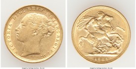 Victoria gold "St. George" Sovereign 1884-S XF, Sydney mint, KM7. 22.2mm. 7.94gm. AGW 0.2355 oz.

HID09801242017

© 2020 Heritage Auctions | All R...