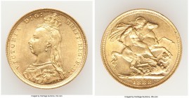 Victoria gold Sovereign 1888-S AU, Sydney mint, KM10. 22.2mm. 7.98gm. AGW 0.2355 oz. 

HID09801242017

© 2020 Heritage Auctions | All Rights Reser...