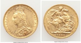 Victoria gold Sovereign 1890-M XF, Melbourne mint, KM10. 22.0mm. 7.97gm. AGW 0.2355 oz. 

HID09801242017

© 2020 Heritage Auctions | All Rights Re...