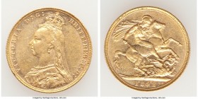 Victoria gold Sovereign 1892-M XF, Melbourne mint, KM10. 21.9mm. 7.97gm. AGW 0.2355 oz. 

HID09801242017

© 2020 Heritage Auctions | All Rights Re...