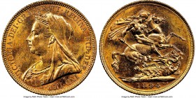 Victoria gold Sovereign 1894-M MS62 NGC, Melbourne mint, KM13. AGW 0.2355 oz. 

HID09801242017

© 2020 Heritage Auctions | All Rights Reserve