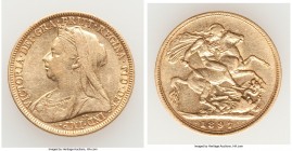Victoria gold Sovereign 1897-M XF, Melbourne mint, KM13. 22.1mm. 7.94gm. AGW 0.2355 oz. 

HID09801242017

© 2020 Heritage Auctions | All Rights Re...