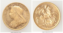 Victoria gold Sovereign 1898-M UNC, Melbourne mint, KM13. 22.1mm. 7.99gm. AGW 0.2355 oz. 

HID09801242017

© 2020 Heritage Auctions | All Rights R...