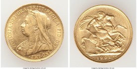 Victoria gold Sovereign 1901-S AU, Sydney mint, KM13. 22.2mm. 7.98gm. AGW 0.2355 oz.

HID09801242017

© 2020 Heritage Auctions | All Rights Reserv...