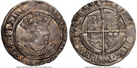 Henry VIII (1509-1547) Groat (4 Pence) ND (1526-1544) MS63 NGC, Tower mint, Rose mm, Second coinage, S-2337E. 24mm. 2.72gm. Rose-gray toning over lust...