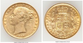 Victoria gold Sovereign 1866 XF, KM736.2. Die # 71. 21.9mm. 7.97gm. AGW 0.2355 oz. 

HID09801242017

© 2020 Heritage Auctions | All Rights Reserve...
