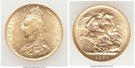 Victoria gold Sovereign 1889 AU, KM767, S-3866B. 21.9mm. 7.96gm. AGW 0.2355 oz. 

HID09801242017

© 2020 Heritage Auctions | All Rights Reserve