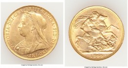 Victoria gold Sovereign 1899 XF, KM785, S-3874. 21.9mm. 7.98gm. AGW 0.2355 oz. 

HID09801242017

© 2020 Heritage Auctions | All Rights Reserve