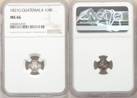 Ferdinand VII 1/4 Real 1821-G MS66 NGC, Nueva Guatemala mint, KM72. Frosted and semi-prooflike surfaces.

HID09801242017

© 2020 Heritage Auctions...