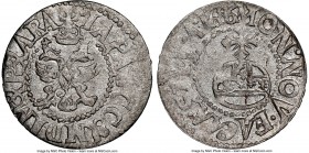 Sophia as Regent for Ivan & Peter (1682-1689) silver Chekh 1686 UNC Details (Environmental Damage) NGC, Sevsk mint, Sev-8. 

HID09801242017

© 202...