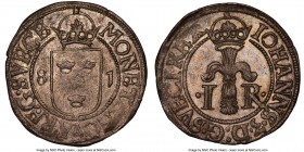 Johan III Pair of Certified Assorted 1/2 Ore 1581 NGC, 1) 1/2 Ore - MS64, SM-90 2) 1/2 Ore - AU53, SM-90 Stockholm mint. Sold as is, no returns. 

H...