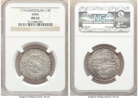 Bern. Canton 1/4 Taler 1774 MS62 NGC, KM118. Last year of type. 

HID09801242017

© 2020 Heritage Auctions | All Rights Reserve