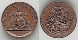 Confederation bronze "Zurich Shooting Festival" Medal 1892 UNC, Richter-1752b. 48mm. 69.41gm. Prooflike fields. 

HID09801242017

© 2020 Heritage ...