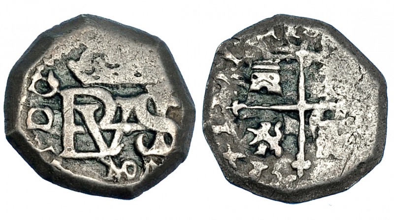 1/2 real. 1651. Madrid. (A). AC-552. Vanos. MBC. Rara.