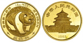CHINA. 50 yuan. 1983. KM-71. Prueba.