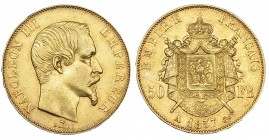 FRANCIA. 50 francos. 1857-A. KM-785.1. MBC+.