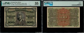 Country : GERMAN EAST AFRICA 
Face Value : 100 RupienDeutsch Ostafrikanische Bank  
Date : 15 juin 1905 
Period/Province/Bank : Deutsch Ostafrikanisch...