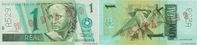 Country : BRAZIL 
Face Value : 1 Real Spécimen 
Date : (1994) 
Period/Province/Bank : Banco Central do Brasil 
Catalogue reference : P.243es 
Alphabet...