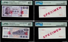 Country : CHINA 
Face Value : 50 Yüan Spécimen 
Date : 1972 
Period/Province/Bank : Republic of China - Taïwan Bank 
Catalogue reference : P.1982s 
Al...
