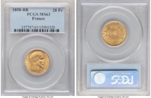 Napoleon III gold 20 Francs 1858-BB MS63 PCGS, Strasbourg mint, KM781.2. A well-kept offering with choice appeal. 

HID09801242017

© 2020 Heritage Au...