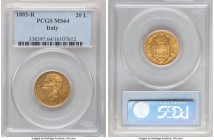 Umberto I gold 20 Lire 1885-R MS64 PCGS, Rome mint, KM21. A decidedly flashy selection of the type. 

HID09801242017

© 2020 Heritage Auctions | All R...