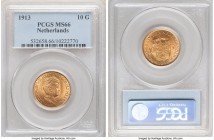 Wilhelmina I gold 10 Gulden 1913 MS66 PCGS, KM149. Tied for finest certified across both PCGS and NGC.

HID09801242017

© 2020 Heritage Auctions | All...