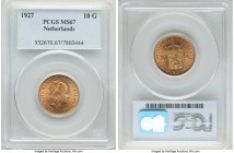 Wilhelmina I gold 10 Gulden 1927 MS67 PCGS, KM162. Tied for finest certified across both PCGS and NGC. 

HID09801242017

© 2020 Heritage Auctions | Al...