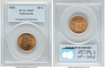 Wilhelmina I gold 10 Gulden 1933 MS67 PCGS, KM162. Tied for finest certified across both PCGS and NGC. 

HID09801242017

© 2020 Heritage Auctions | Al...