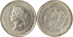 HONG KONG

HONG KONG. Dollar, 1866. Hong Kong Mint. Victoria. PCGS Genuine--Cleaned, AU Details Gold Shield.

KM-10; Mars-C41. A popular type, thi...