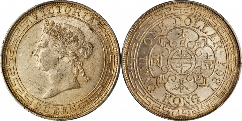 HONG KONG

HONG KONG. Dollar, 1867. Hong Kong Mint. Victoria. PCGS MS-60 Gold ...