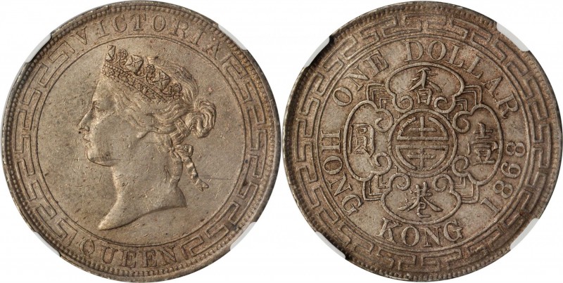 HONG KONG

HONG KONG. Dollar, 1868. Hong Kong Mint. Victoria. NGC AU-53.

KM...