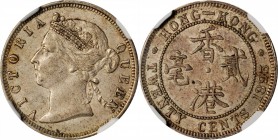 HONG KONG

HONG KONG. 20 Cents, 1893. London Mint. Victoria. NGC MS-62.

KM-7; Mars-C28. Tied with just one other example for the finest in the NG...