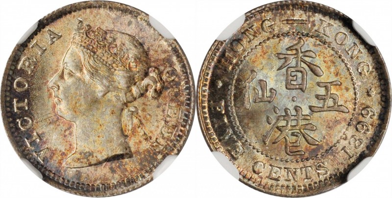HONG KONG

HONG KONG. 5 Cents, 1899. London Mint. Victoria. NGC MS-67★.

KM-...