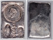 HONG KONG

HONG KONG. Specie Office Silver Ingot, ND (ca. 1970s). PCGS MS-62 Gold Shield.

KMX-B13. Weight: 155.3 gms. A bar with four stamps incl...