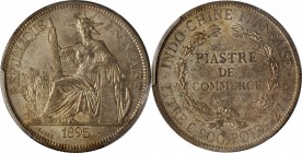FRENCH INDO-CHINA

FRENCH INDO-CHINA. Piastre, 1895-A. Paris Mint. PCGS MS-62 Gold Shield.

KM-5a.1; Lec-277. Quite SCARCE when encountered in an ...